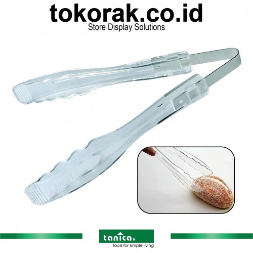 FOOD TONGS ACRYLIC TANICA PENJEPIT MAKANAN CAPIT ROTI KUE